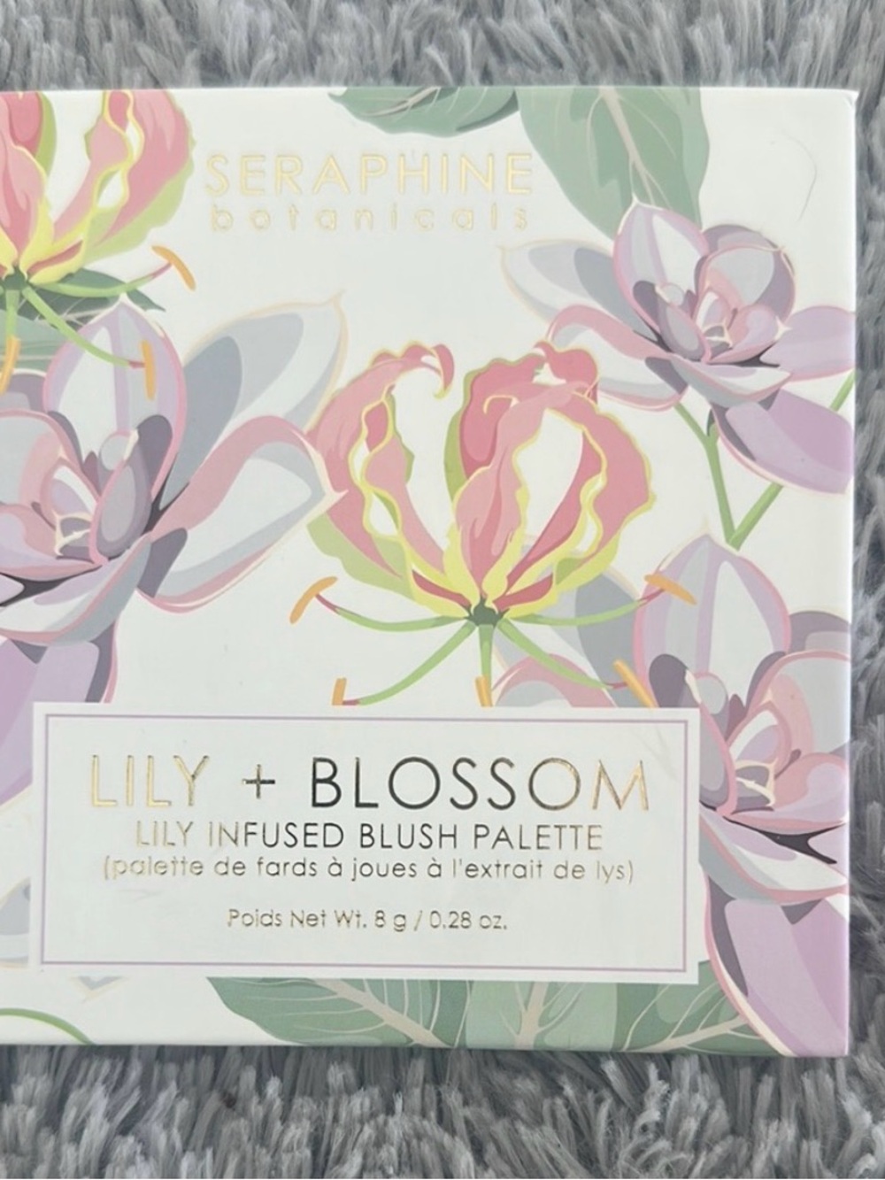 Seraphine Botanicals Lily + Blossom Blush Palette — Pink Floral Blush